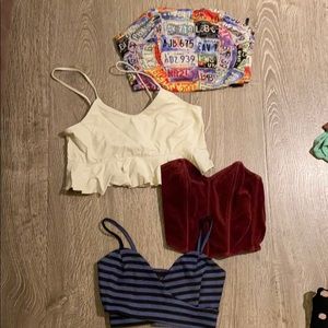 Corset crop tops